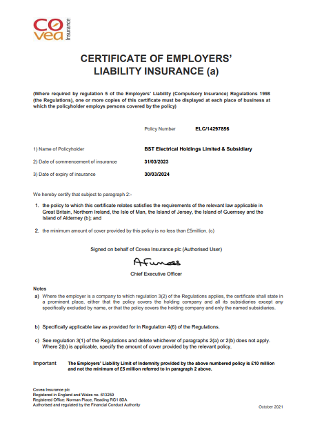 Employers' Liability Insurance