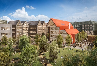 Oxford north red building - sector